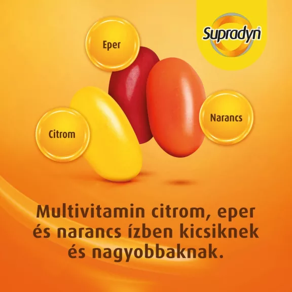 Supradyn Kids Complex gyümölcs ízű zselé 60 db Supradyn Kids Complex gyümölcs ízű zselé 60 db