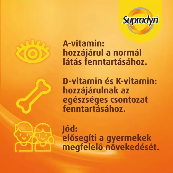 Supradyn Kids Complex gyümölcs ízű zselé 60 db Supradyn Kids Complex gyümölcs ízű zselé 60 db