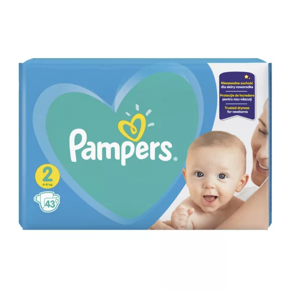 PAMPERS ACTIVE BABY 2 PELENKA (4-8 KG) 43X PAMPERS ACTIVE BABY 2 PELENKA (4-8 KG) 43X