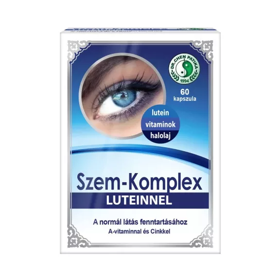 Dr. Chen Szem-Komplex Lutein étrend-kiegészítő kapszula 60 db Dr. Chen Szem-Komplex Lutein étrend-kiegészítő kapszula 60 db