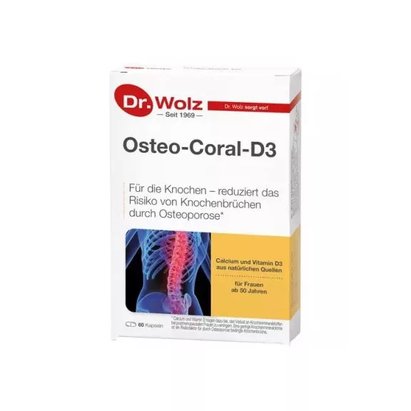Dr. Wolz Osteo Coral D3 kapszula 60 db Dr. Wolz Osteo Coral D3 kapszula 60 db