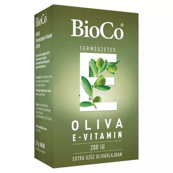 BioCo OLIVA Természetes E-vitamin 200 IU lágyzselatin kapszula 60 db BioCo OLIVA Természetes E-vitamin 200 IU lágyzselatin kapszula 60 db