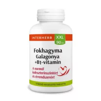 Interherb XXL Fokhagyma+Galagonya+B1 Tabletta 90 db