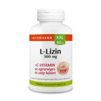 Interherb XXL L-Lizin 500 mg C-Vitamin Kapszula 90 db