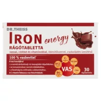 Dr. Theiss Iron Energy rágótabletta csokoládé 30 db