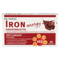 Dr. Theiss Iron Energy rágótabletta csokoládé 30 db