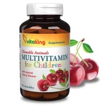 Vitaking multivitamin gyerek meggyes rágótabletta 90 db