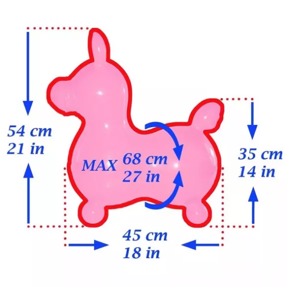 CAVALLO RODY SÁRGA LOVACSKA 1X