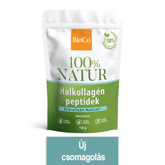 BioCo 100% NATUR Halkollagén peptidek Naticol tasakos por 150 g BioCo 100% NATUR Halkollagén peptidek Naticol tasakos por 150 g