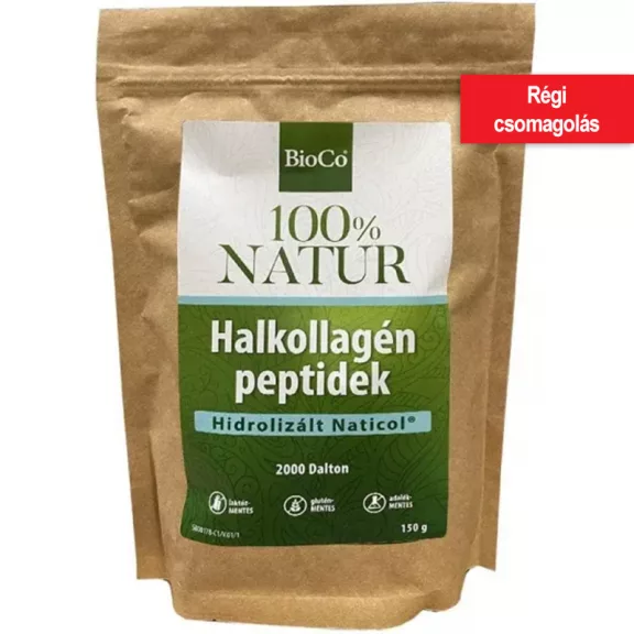 BioCo 100% NATUR Halkollagén peptidek Naticol tasakos por 150 g BioCo 100% NATUR Halkollagén peptidek Naticol tasakos por 150 g
