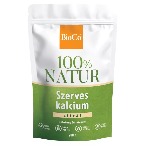 BioCo 100% NATUR Szerves Kalcium tasakos por 200 g BioCo 100% NATUR Szerves Kalcium tasakos por 200 g