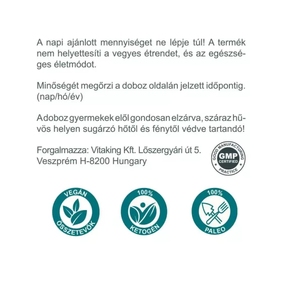 Vitaking taurin aminosav por 300 g Vitaking taurin aminosav por 300 g
