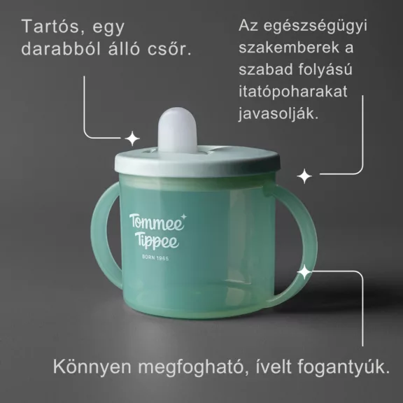 Tommee Tippee Freeflow Firts Cup Pohár 190 ml 4+ 1 db
