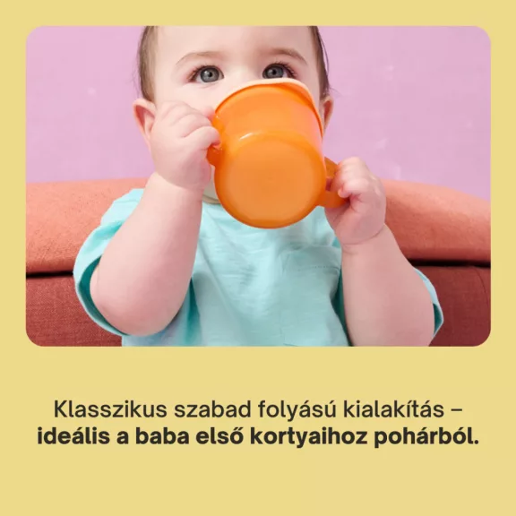 Tommee Tippee Freeflow Firts Cup Pohár 190 ml 4+ 1 db
