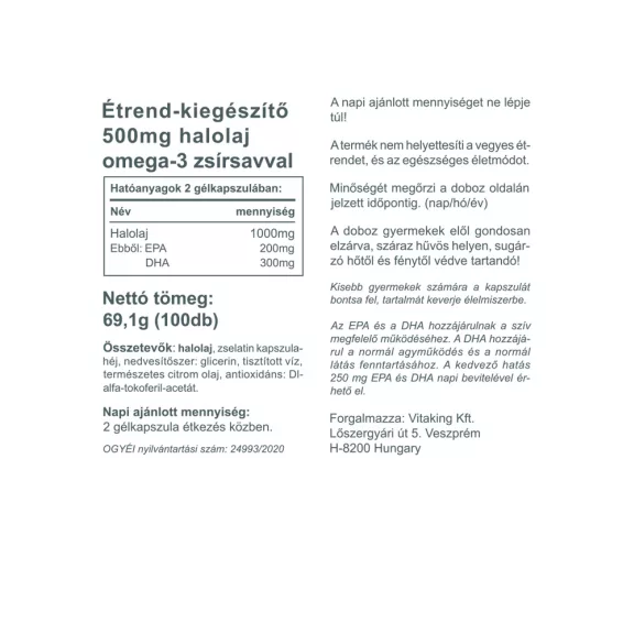 Vitaking Omega-3 kids 100 db Vitaking Omega-3 kids 100 db