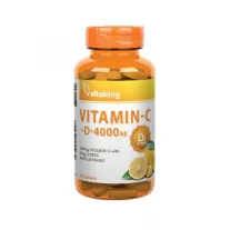 Vitaking C-vitamin 1000 mg + D-vitamin 4000NE tabletta 90 db