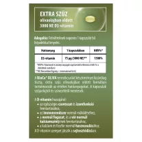 BioCo OLIVA D3-vitamin 3000 NE lágyzselatin kapszula 60 db