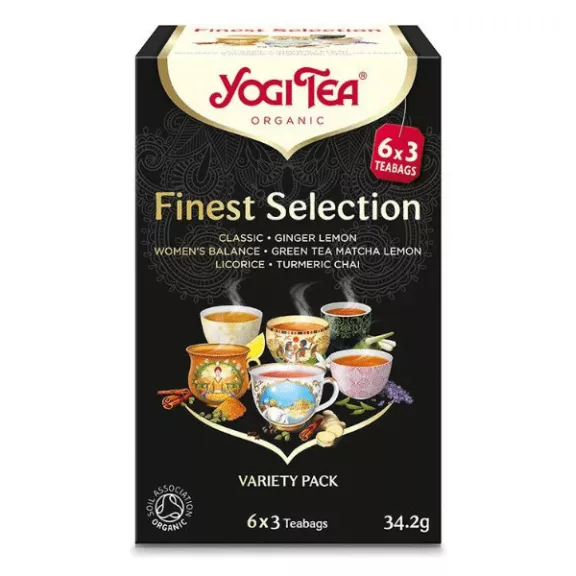 Yogi Tea Bio Finest Selection 18 db Yogi Tea Bio Finest Selection 18 db