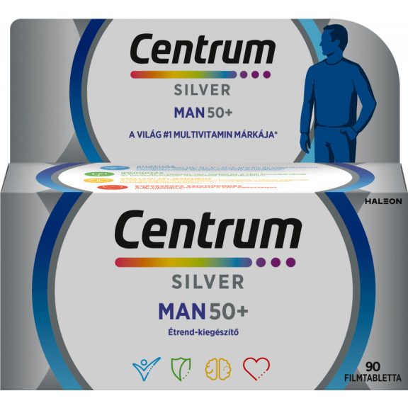 Centrum Silver Man 50+ multivitamin filmtabletta 90 db Centrum Silver Man 50+ multivitamin filmtabletta 90 db
