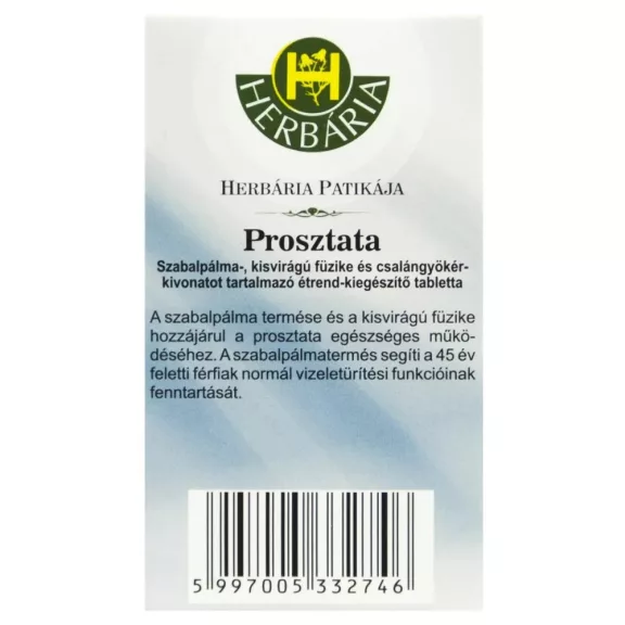 Herbária Prosztata tabletta 60 db Herbária Prosztata tabletta 60 db