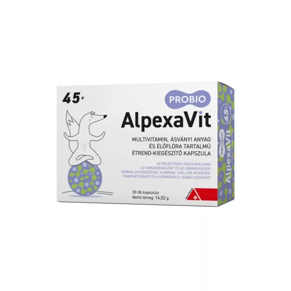 ALPEXAVIT PROBIO 45+ KAPSZULA 30X ALPEXAVIT PROBIO 45+ KAPSZULA 30X
