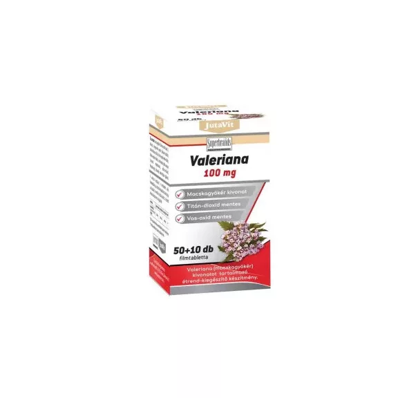 JUTAVIT VALERIANA 100MG TABLETTA 50+10X JUTAVIT VALERIANA 100MG TABLETTA 50+10X