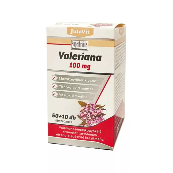 JUTAVIT VALERIANA 100MG TABLETTA 50+10X JUTAVIT VALERIANA 100MG TABLETTA 50+10X