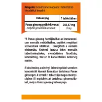 BioCo Ginzeng kivonat tabletta 60 db