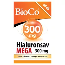 BioCo Hialuronsav 300 mg MEGA tabletta 60 db