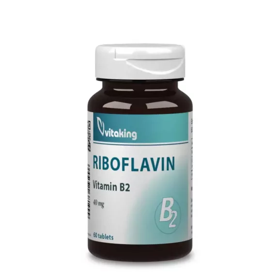 Vitaking B2 vitamin 40 mg 60 db Vitaking B2 vitamin 40 mg 60 db