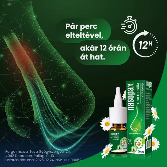 Nasopax Uno Kamilla Orrspray 1X10Ml Nasopax Uno Kamilla Orrspray 1X10Ml