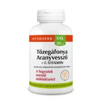   Interherb XXL Tőzegáfonya & Aranyvessző+C-Vitamin Kapszula 90 db