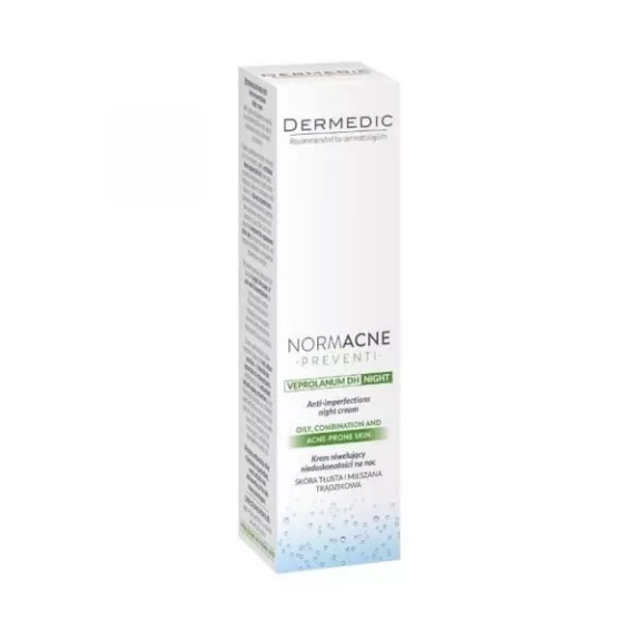 Dermedic Normacne éjszakai krém a bőrhibák csökkentésére 40 ml