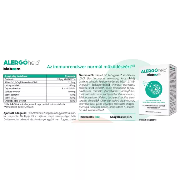 Alergohelp Bioboom Kapszula 30X