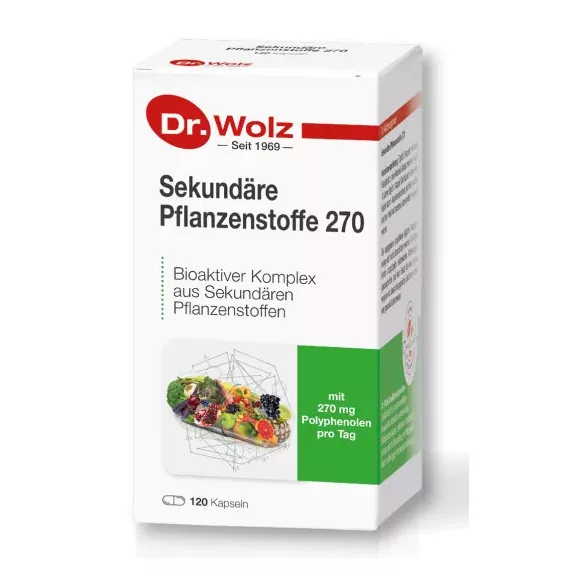 Dr. Wolz sekundare pflanzenstoffe 270 kapszula 120 db Dr. Wolz sekundare pflanzenstoffe 270 kapszula 120 db