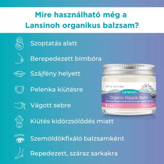 LANSINOH BIMBÓVÉDŐ ORGANIKUS BALZSAM 60ML LANSINOH BIMBÓVÉDŐ ORGANIKUS BALZSAM 60ML
