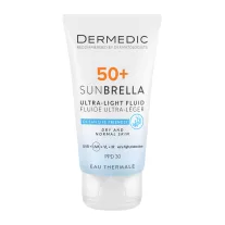   Dermedic Sunbrella Ultra-light Fényvédő FLUID SPF 50+ száraz és normál arcbőrre 40 ml