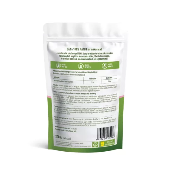 BioCo 100% NATUR Marhakollagén peptidek tasakos por 200 g BioCo 100% NATUR Marhakollagén peptidek tasakos por 200 g