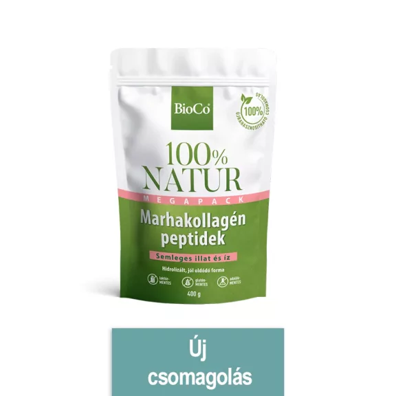 BioCo 100% NATUR Marhakollagén peptidek tasakos por 400 g BioCo 100% NATUR Marhakollagén peptidek tasakos por 400 g