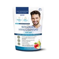   Interherb Kollagén Hyaluronsav Por For Men Alma-Körte 396 g