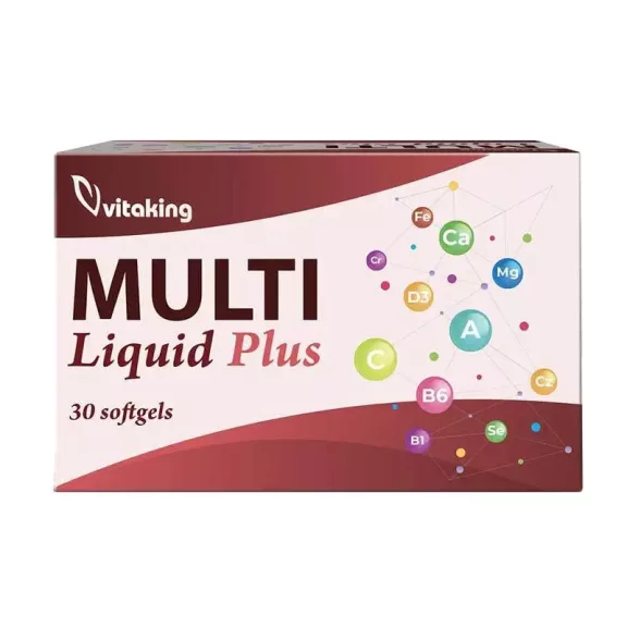 Vitaking Multi Liquid plusz kapszula 30 db Vitaking Multi Liquid plusz kapszula 30 db
