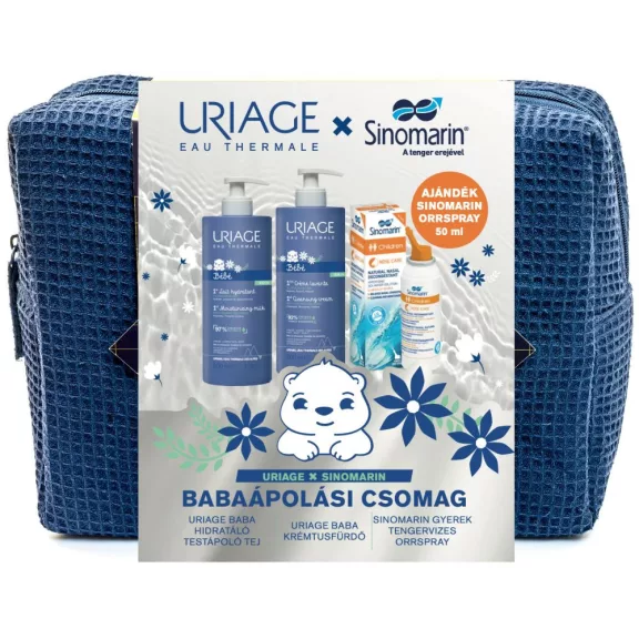 Uriage Babaápolási Csomag (Testápoló+Tusfürdő+Sinomarin Spray) Uriage Babaápolási Csomag (Testápoló+Tusfürdő+Sinomarin Spray)