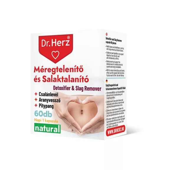 Dr. Herz Méregtelenítő + Salaktalanító kapszula 60 db Dr. Herz Méregtelenítő + Salaktalanító kapszula 60 db
