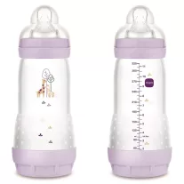   Mam Cumisüveg Anti-Colic Matt Gyors Folyású 4+ Hó 320Ml (853913)