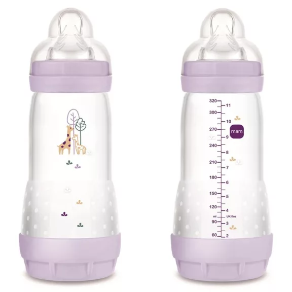 Mam Cumisüveg Anti-Colic Matt Gyors Folyású 4+ Hó 320Ml (853913) Mam Cumisüveg Anti-Colic Matt Gyors Folyású 4+ Hó 320Ml (853913)