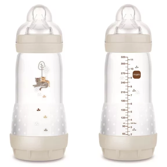 Mam Cumisüveg Anti-Colic Matt Gyors Folyású 4+ Hó 320Ml (853913) Mam Cumisüveg Anti-Colic Matt Gyors Folyású 4+ Hó 320Ml (853913)