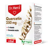   Dr. Herz Quercetin 250 mg + C-Vitamin + Bromelain kapszula 60 db