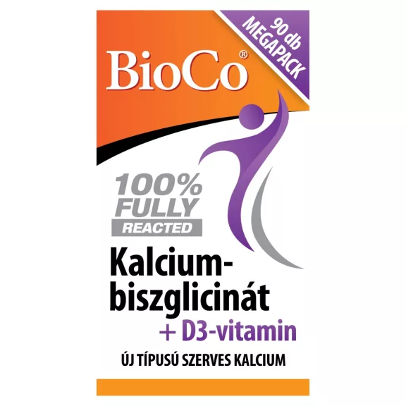 BioCo Kalcium-biszglicinát + D3-vitamin filmtabletta 90 db BioCo Kalcium-biszglicinát + D3-vitamin filmtabletta 90 db