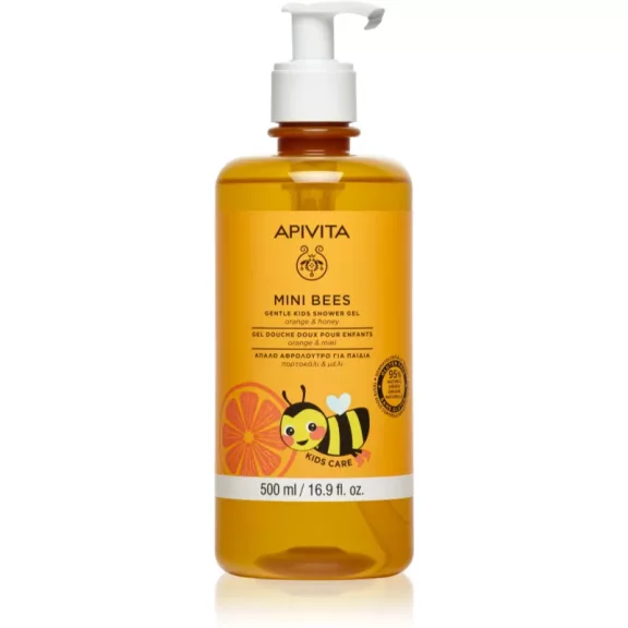 Apivita Mini Bees bőrkímélő tusfürdő gyermek 500 ml Apivita Mini Bees bőrkímélő tusfürdő gyermek 500 ml