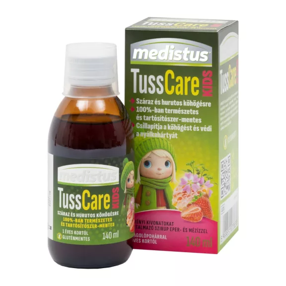 Medistus TussCare kids szirup 140 ml Medistus TussCare kids szirup 140 ml